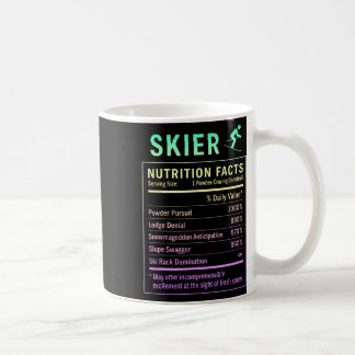 Funny Skier Coffee Mug