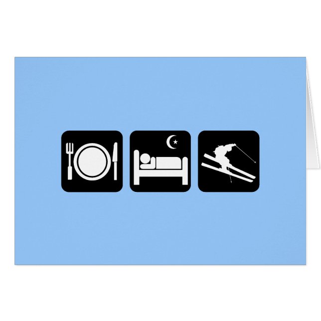 funny skiing (Front Horizontal)