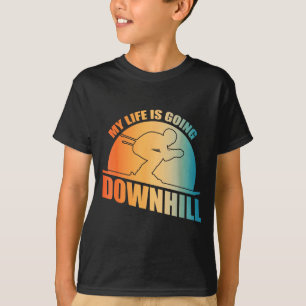 Funny skiing design for men women ski downhill T-Shirt
