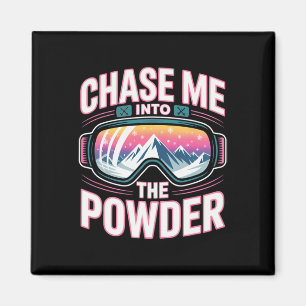 Funny Skiing For Men And Women. Ski Mountain _2 Magnet