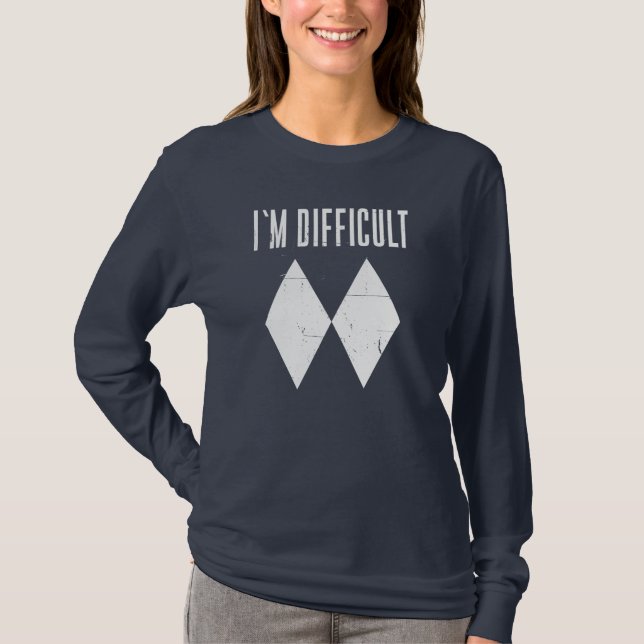 Funny Skiing Mum Birthday Winter Sports T-Shirt (Front)