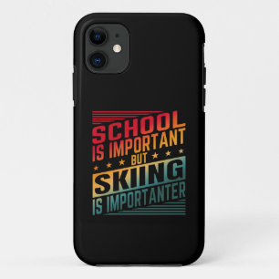 Funny Skiing Quotes Typography Case-Mate iPhone Case