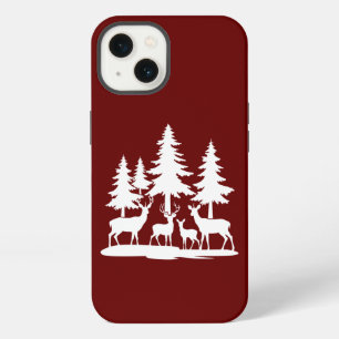 Funny Skinny Pine Tree Summer Hiking Camping iPhone 13 Case