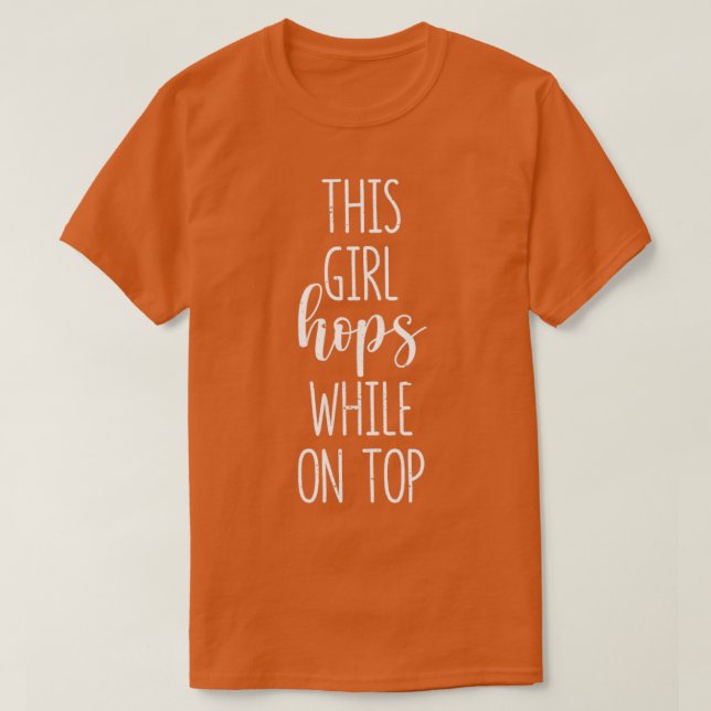 Funny Skipping Rope Jumping Rope This Girl Hops Wh T-Shirt (Design Front)