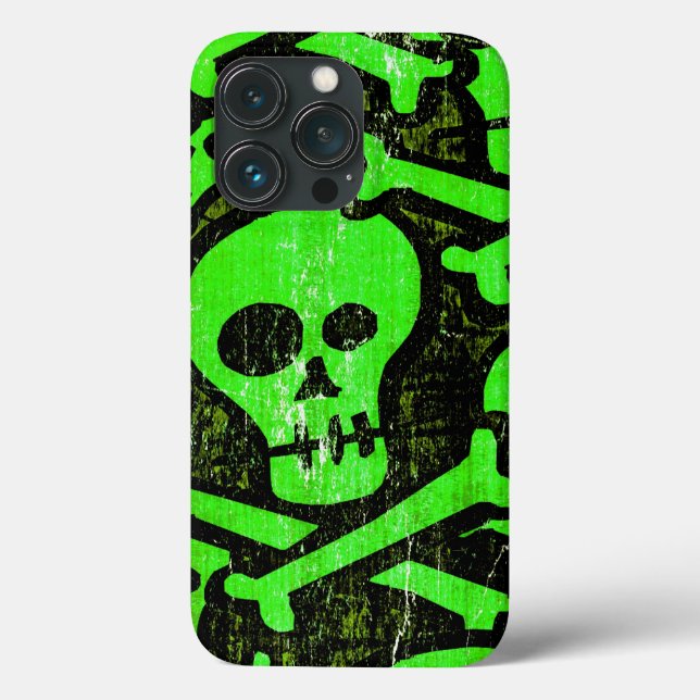 Funny Skull Case-Mate iPhone Case (Back)