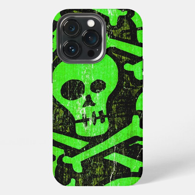 Funny Skull iPhone Case (Back)