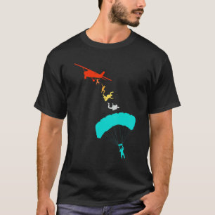 Funny Skydiver Jump From The Plane Skydiving T-Shirt