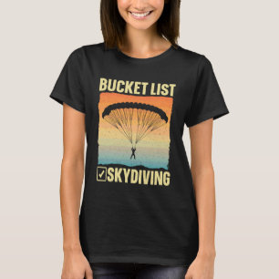 Funny Skydiving Art For Men Women Skydiver Sky Div T-Shirt