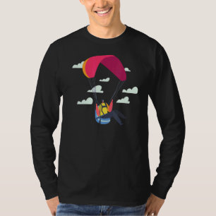 Funny Skydiving Dude Cool Sports Cut Off Clouds Pa T-Shirt