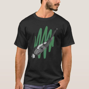 Funny Skydiving Parachuting Parachute Retro Paragl T-Shirt
