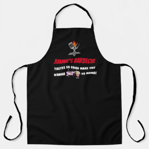 Funny Slap Yo Mama Personalised Barbecue  Apron