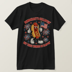  Funny Slappin' Wieners Patriotic Meme  T-Shirt