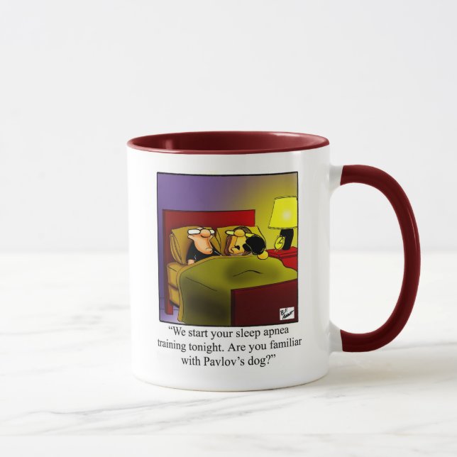 Funny Sleep Humour Coffee Mug (Right)