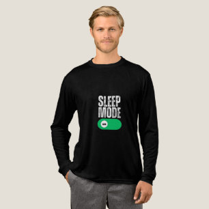Funny Sleep Mode On Toggle Switch - Retro Distress Tri-Blend Shirt