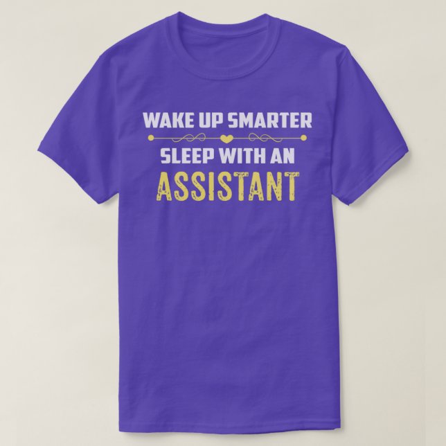 Funny Sleep With Assistant Classic TShirt (Design Front)