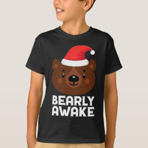 Funny Sleeping Lazy Bearly Awake Brown Bear Christ T-Shirt