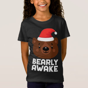 Funny Sleeping Lazy Bearly Awake Brown Bear Christ T-Shirt