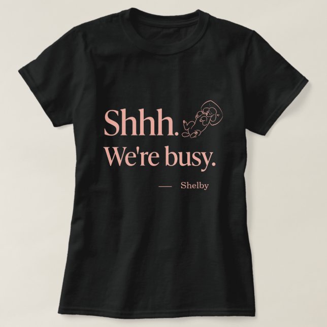 Funny Sleeping Poodle Dog Mum Custom Name T-Shirt (Design Front)