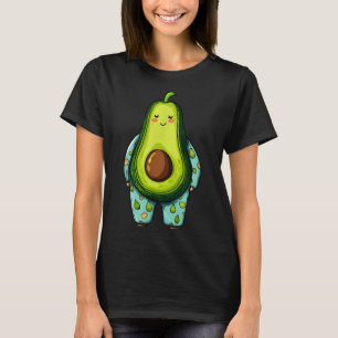 Funny Sleepy Avocado In Pajama Costume For Boys An T-Shirt