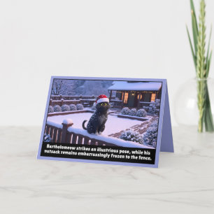 Funny slogan cat card