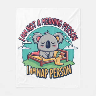 funny slogan fleece blanket