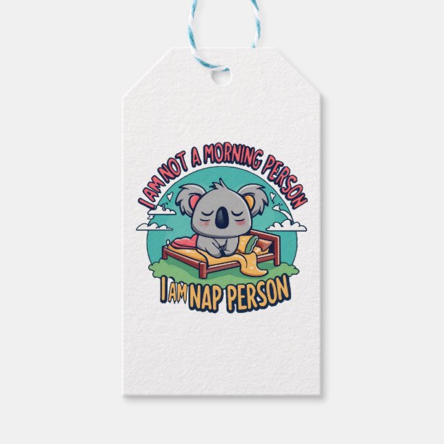 funny slogan gift tags (Front)