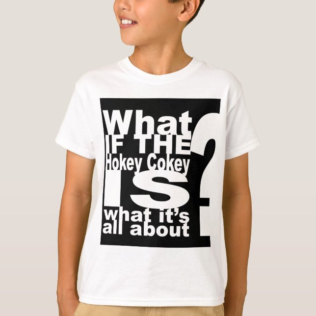 Funny slogan, Hokey Cokey T-Shirt (Front)