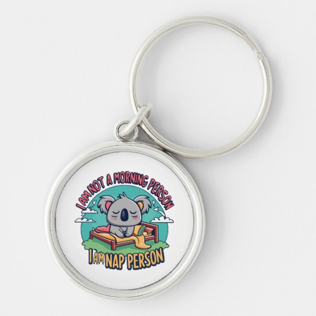 funny slogan key ring (Front)