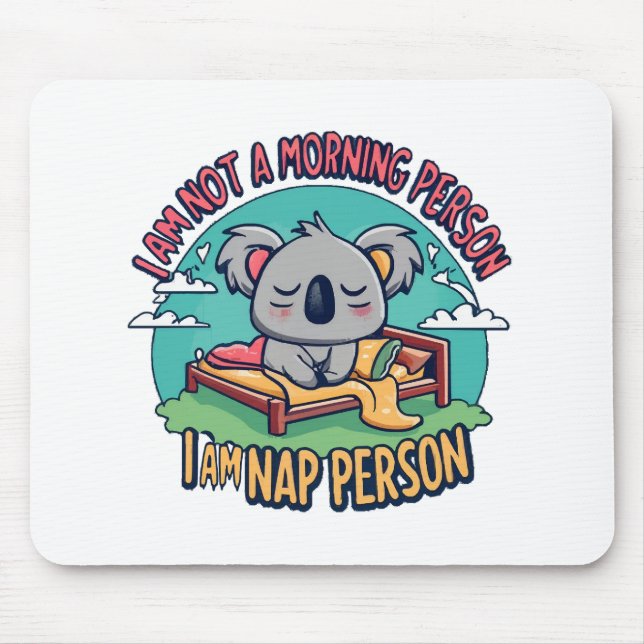 funny slogan mouse pad (Front)