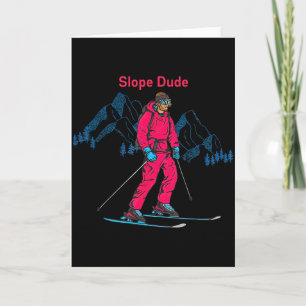 Funny Slope Dude Algebra Geometry Middle School Ma Card