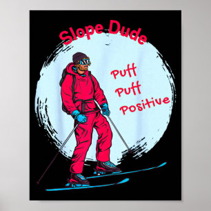 Funny Slope Dude Algebra Geometry Middle School Ma Poster