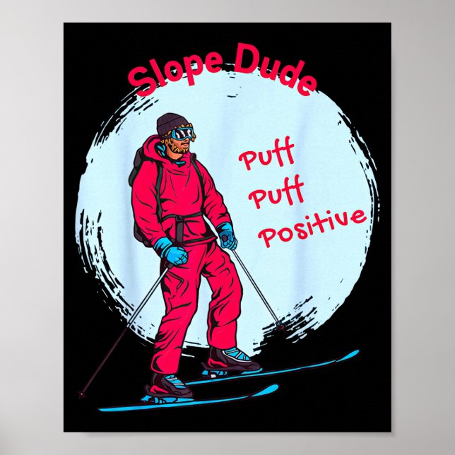 Funny Slope Dude Algebra Geometry Middle School Ma Poster (Front)