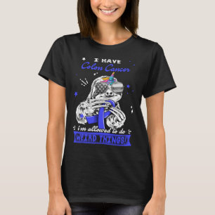 Funny Sloth Colon Cancer Warrior T-Shirt