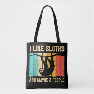 Funny Sloth Design For Sloth Lover Men Women Kids  Tote Bag