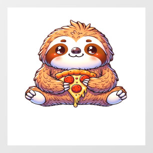 Funny Sloth eating Pizza, Kawaii Animal Lover Clas