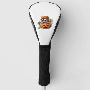 Funny Sloth eating Pizza, Kawaii Animal Lover Clas Golf Head Cover
