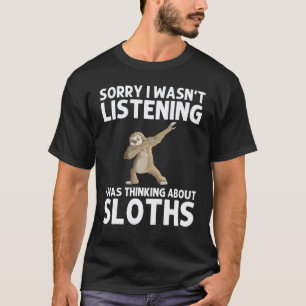 Funny Sloth For Men Women Slow Lazy Sloths Rainfor T-Shirt