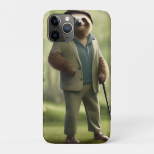 Funny Sloth Golf Player,  Case-Mate iPhone Case