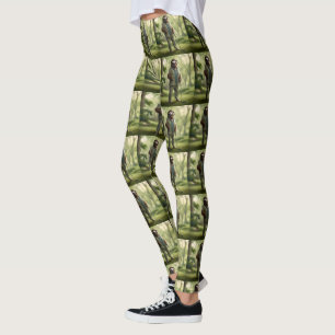 Funny Sloth Golf Player, Leggings