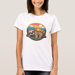 Funny Sloth Hiking Classic T-Shirt_1 T-Shirt