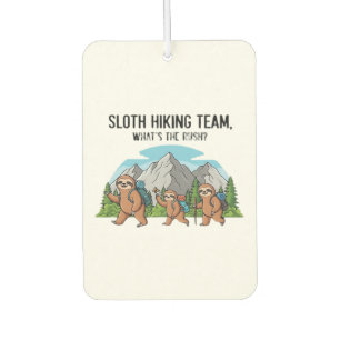 Funny Sloth Hiking Classic T-Shirt_6 Car Air Freshener