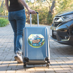 Funny Sloth Hiking Oversized T-Shirt