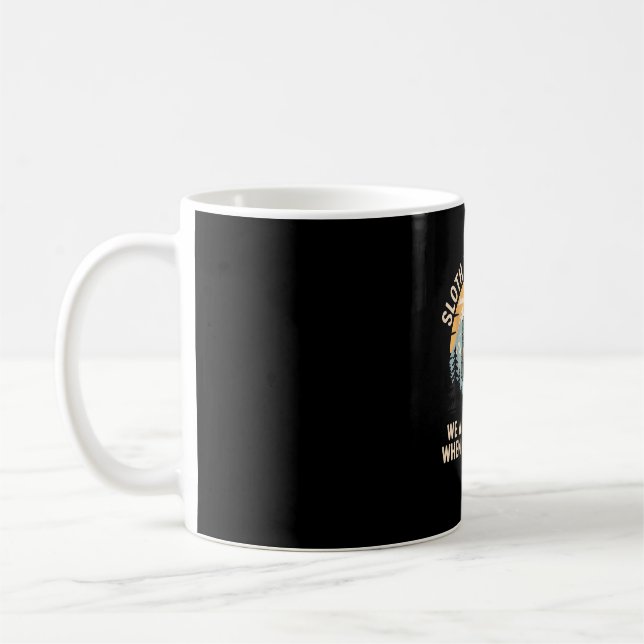 Funny Sloth Hiking T-Shirt_2 Coffee Mug (Left)
