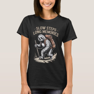 Funny Sloth Hiking Team 3 T-Shirt