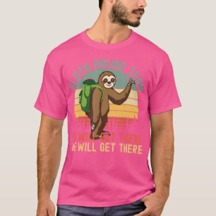 Funny Sloth Hiking Team Shirt For Men And Women