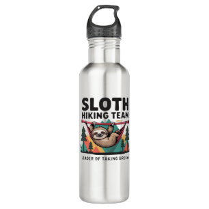 Funny Sloth Hiking - This funny sloth hiking gift 710 Ml Water Bottle