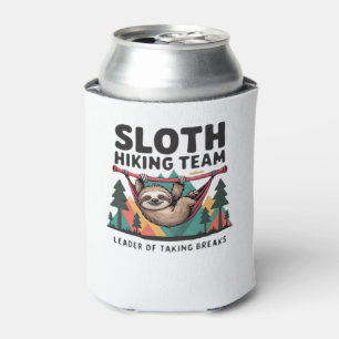 Funny Sloth Hiking - This funny sloth hiking gift  Can Cooler