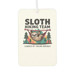Funny Sloth Hiking - This funny sloth hiking gift  Car Air Freshener