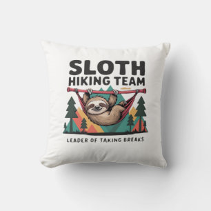 Funny Sloth Hiking - This funny sloth hiking gift Cushion