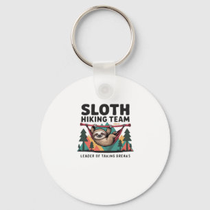 Funny Sloth Hiking - This funny sloth hiking gift  Key Ring